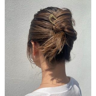 セリーヌ(celine)のヘアピン - PORTRAY JEWELRY - hair pin 'U'(バレッタ/ヘアクリップ)