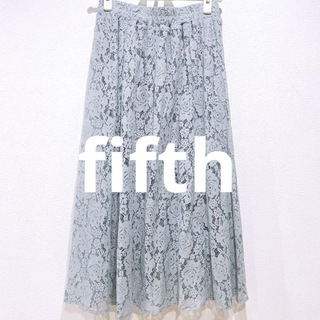 フィフス(fifth)のfifth レーススカート(ひざ丈スカート)