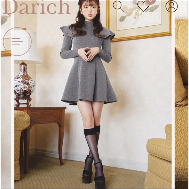 Darich(ダーリッチ)のDarich🎀ワンピース レディースのワンピース(ミニワンピース)の商品写真