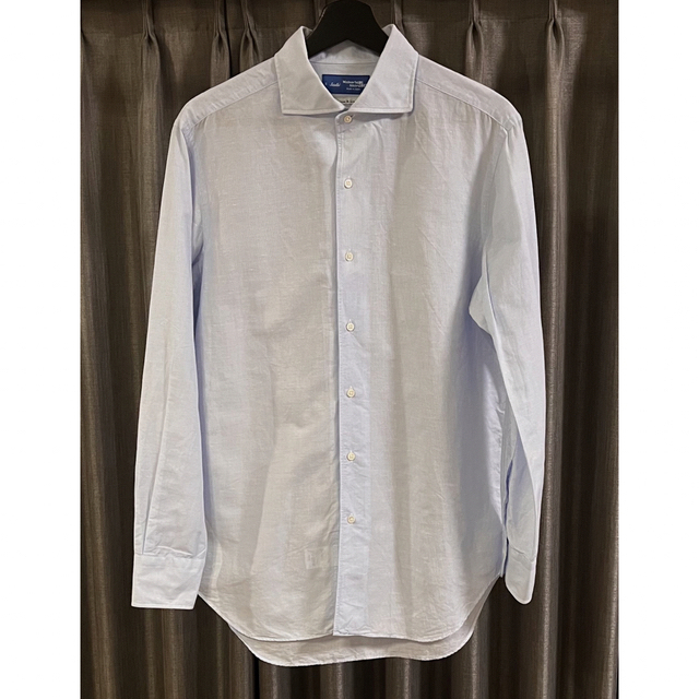 鎌倉シャツ　ワンピースカラー Sciolto（ショルト） 綿麻（コットンリネン） メンズのトップス(シャツ)の商品写真