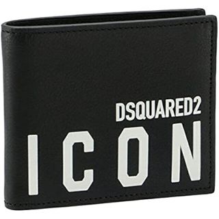 ディースクエアード(DSQUARED2)のDSQUARED2 ディースクエアード 折り財布 ブラック(折り財布)