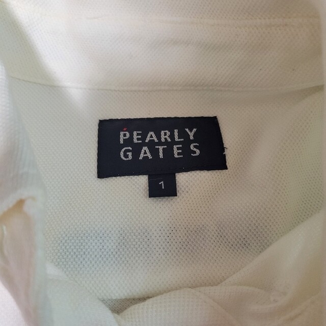 PEARLY GATES(パーリーゲイツ)の《ゆんゆん》パーリーゲイツ　ルコック2点　レディース　半袖　シャツ　1    M スポーツ/アウトドアのゴルフ(ウエア)の商品写真