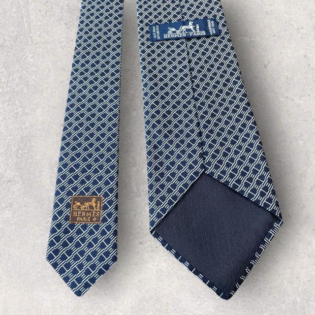 美品 HERMES エルメス 青紺 ジャガード - 通販 - gofukuyasan.com