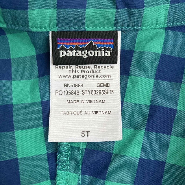 patagonia(パタゴニア)のパタゴニア　5T キッズ/ベビー/マタニティのキッズ服男の子用(90cm~)(ジャケット/上着)の商品写真