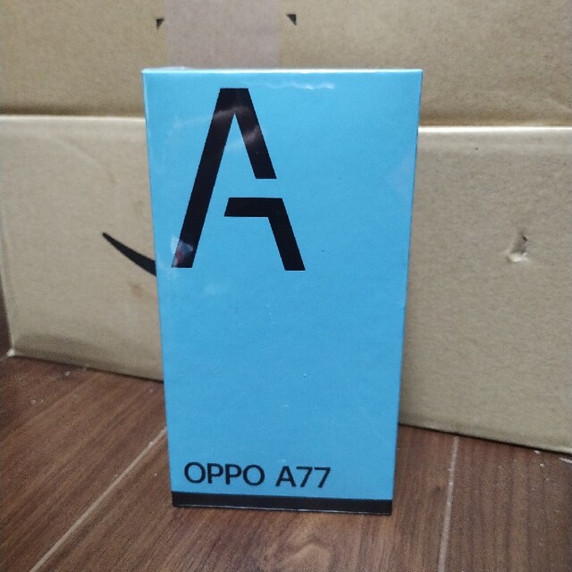 新品未開封　OPPO A77 ブラック