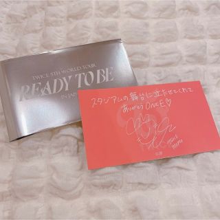 トゥワイス(TWICE)の【モモ】メッセージカード 購入特典 READY TO BE(アイドルグッズ)