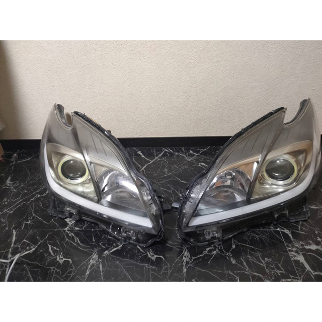 30プリウス 後期 HID 加工ヘッドライト イカリング | www.jarussi.com.br