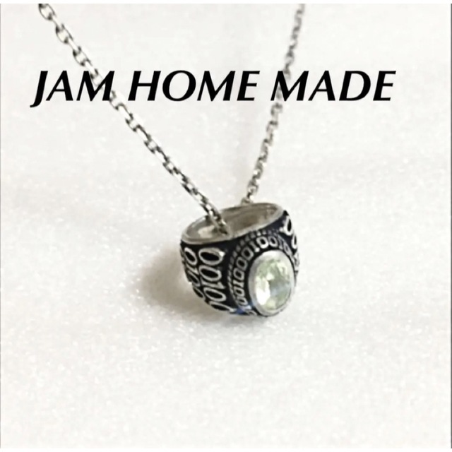 JAM HOME MADEベビーカレッジリングsilverネックレス-