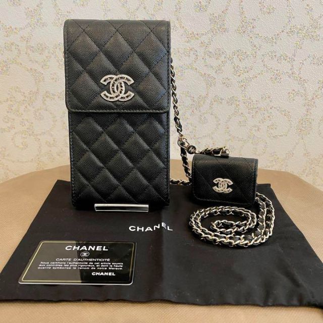 ☆極美品☆ シャネル マトラッセ ショルダーポーチ 超人気高品質 24240