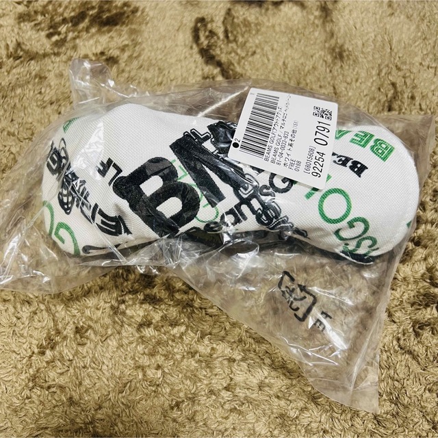 ビームスゴルフ ヘッドカバー ユーティリティ マルチロゴ柄 新品未使用