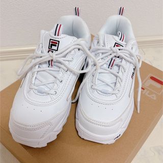 フィラ(FILA)のフィラ　FILA スニーカーホワイト　23.5cm(スニーカー)