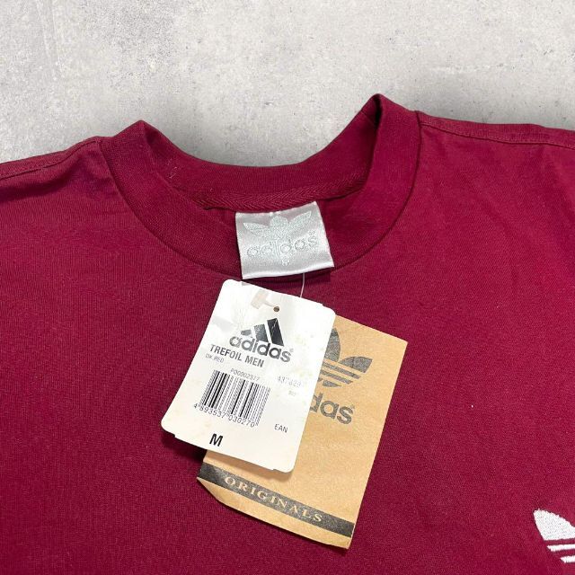 adidas(アディダス)の新品未使用 adidas アディダス 刺繍ロゴ Tシャツ ワンポイント ボルドー メンズのトップス(Tシャツ/カットソー(半袖/袖なし))の商品写真