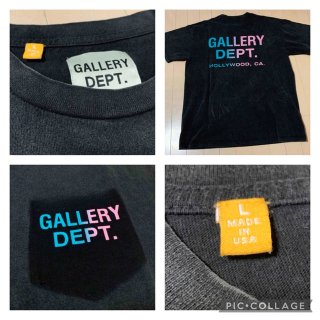 GALLERY DEPT ロゴ tシャツ 本物 スウェット パーカー cap