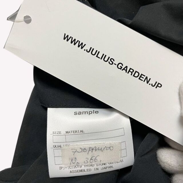 JULIUS - 【新品】NILOS JULIUS 2019 2WAY ZIP クロップド パンツの