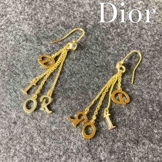 クリスチャンディオール(Christian Dior)の美品✨ディオール　ネックレス　ロゴチャーム　ゴールド(ネックレス)