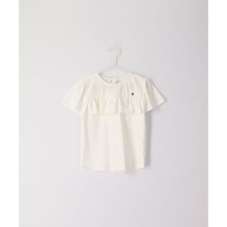 ロペピクニック(Rope' Picnic)の【ホワイト（10）】【KIDS】リンクコーデ/フリルディティールシルケットカットソートップス(Tシャツ/カットソー)