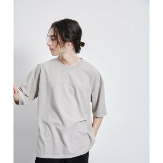 ジュンレッド(JUNRED)の【ベージュ系（28）】【 イージーケア 】シルキーフェイスハーフスリーブTシャツ(その他)