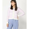 【ライトパープル(LVT)】(W)Cardigan Sweater