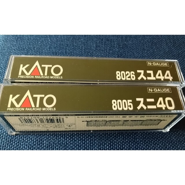 KATO`(カトー)のKATO (Nゲージ) スニ40 、スユ44　2両【新品未使用】 エンタメ/ホビーのおもちゃ/ぬいぐるみ(鉄道模型)の商品写真