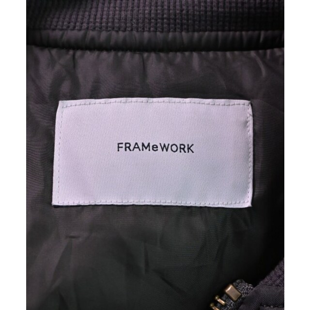 FRAMeWORK(フレームワーク)のFRAMeWORK フレームワーク ミリタリーブルゾン 38(M位) グレー 【古着】【中古】 レディースのジャケット/アウター(ミリタリージャケット)の商品写真