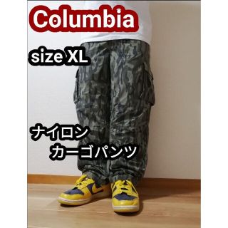 コロンビア(Columbia)のコロンビア 迷彩 カモフラ ナイロンパンツ カーゴパンツ ミリタリーパンツ XL(ワークパンツ/カーゴパンツ)