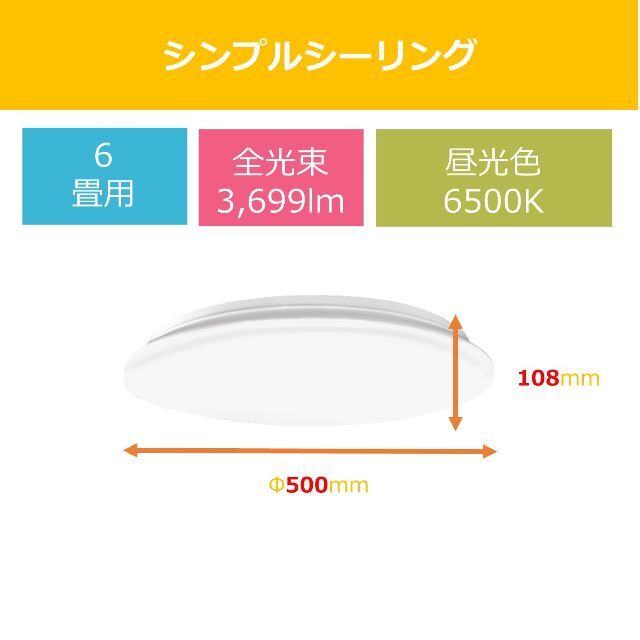 東芝TOSHIBA LEDシーリングライト 調光タイプ 6畳日本照明工業会基準3