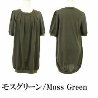 2WAYバルーンワンピース【サイズ】XL【カラー】モスグリーン(チュニック)