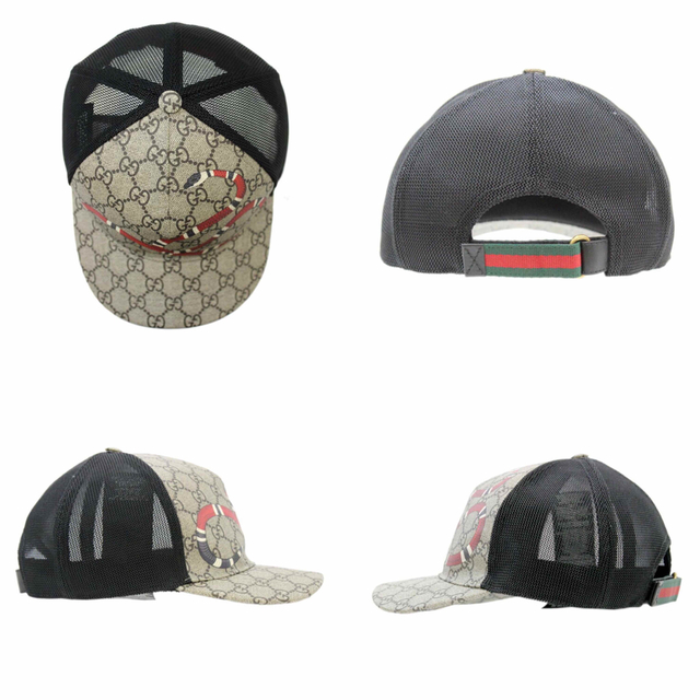 GUCCIグッチ GGスプリーム キングスネークプリント メッシュ