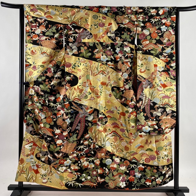 大注目】 振袖 【中古】 正絹 裄丈64.5cm 身丈157.5cm 逸品 美品 着物
