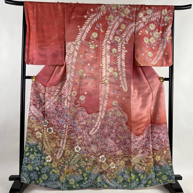 訪問着 美品 逸品 身丈166cm 裄丈68cm 正絹 【中古】 売り切れ必至