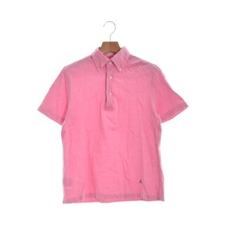 ギローバー(GUY ROVER)のGUY ROVER ギローバー ポロシャツ L ピンク 【古着】【中古】(ポロシャツ)
