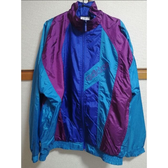 90s adidas アディダスオリジナルス レトロ ナイロンジャケット XL