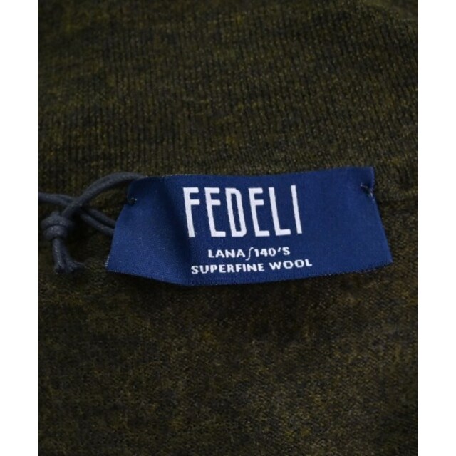 FEDELI フェデーリ ニット・セーター 48(L位) 深緑系 - ニット/セーター FEDELI フェデーリ ニット・セーター 48(L位) 深緑系