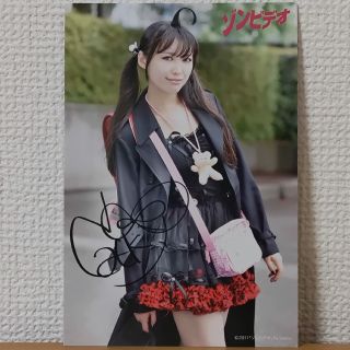 キュート(℃-ute)のサイン入り☆非売品ポストカードB映画ゾンビデオ℃-ute矢島舞美キュート中島早貴(アイドルグッズ)