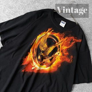 アートヴィンテージ(ART VINTAGE)の【vintage】フェニックス ビッグ プリント ルーズ オーバー 黒 Tシャツ(Tシャツ/カットソー(半袖/袖なし))