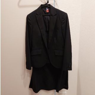 スーツカンパニー(THE SUIT COMPANY)の黒 ストライプ 夏用 スーツ 上下(THE SUIT COMPANY)(スーツ)