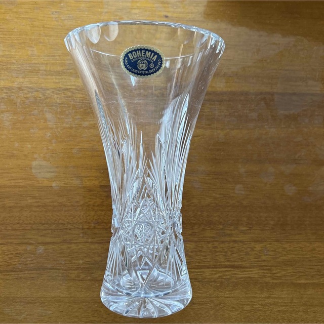 BOHEMIA Cristal(ボヘミア クリスタル)のボヘミアクリスタル花瓶 インテリア/住まい/日用品のインテリア小物(花瓶)の商品写真