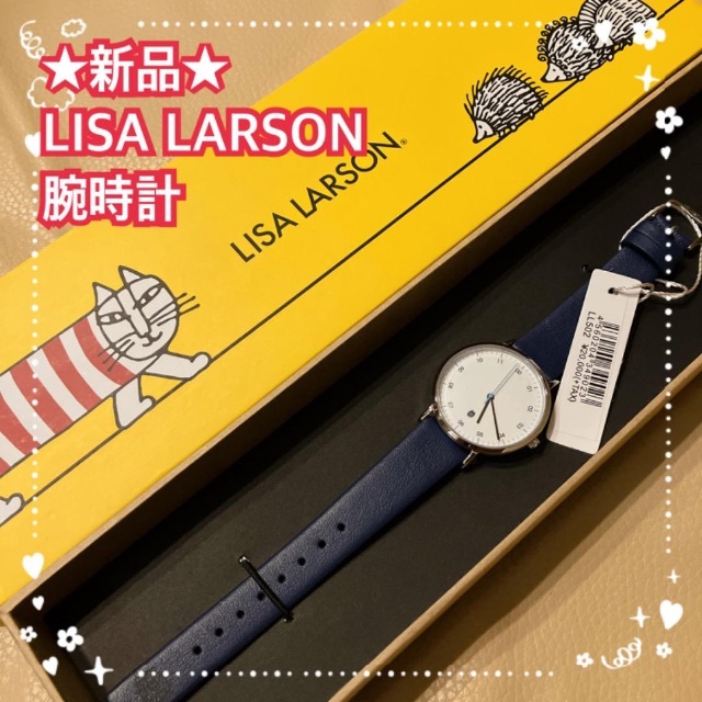★新品★リサラーソン 腕時計 レディース スケッチねこたち 替ベルト　LL502