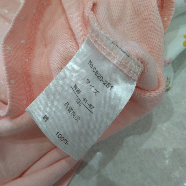 Wacoal(ワコール)の肌着130　インナー130　2点セット キッズ/ベビー/マタニティのキッズ服女の子用(90cm~)(下着)の商品写真