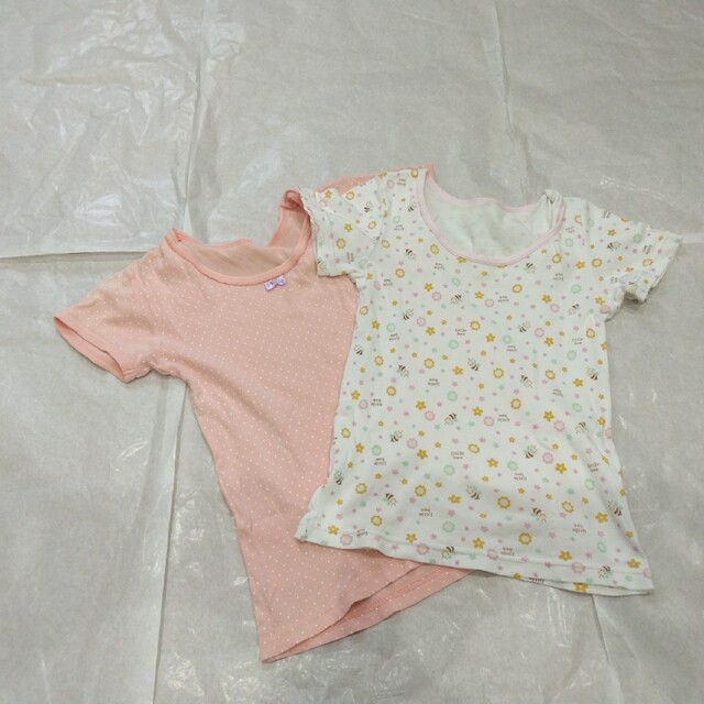 Wacoal(ワコール)の肌着130　インナー130　2点セット キッズ/ベビー/マタニティのキッズ服女の子用(90cm~)(下着)の商品写真