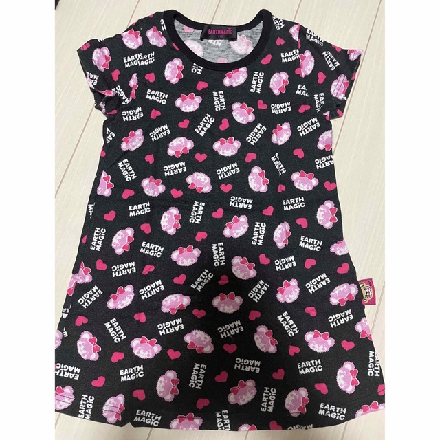 アースマジック　110 ワンピース キッズ/ベビー/マタニティのキッズ服女の子用(90cm~)(ワンピース)の商品写真