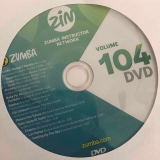 ズンバ(Zumba)のズンバDVD zin104 ウォーミングアップ付き(スポーツ/フィットネス)