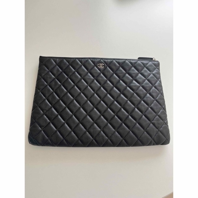 シャネル CHANEL マトラッセ クラシックスモールウォレット A84401 三つ折り財布 キャビアスキン ブラック / 083642