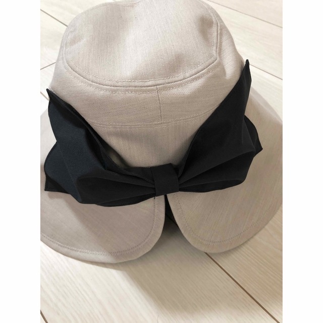 サンバリア100 リボンハット レディースの帽子(ハット)の商品写真
