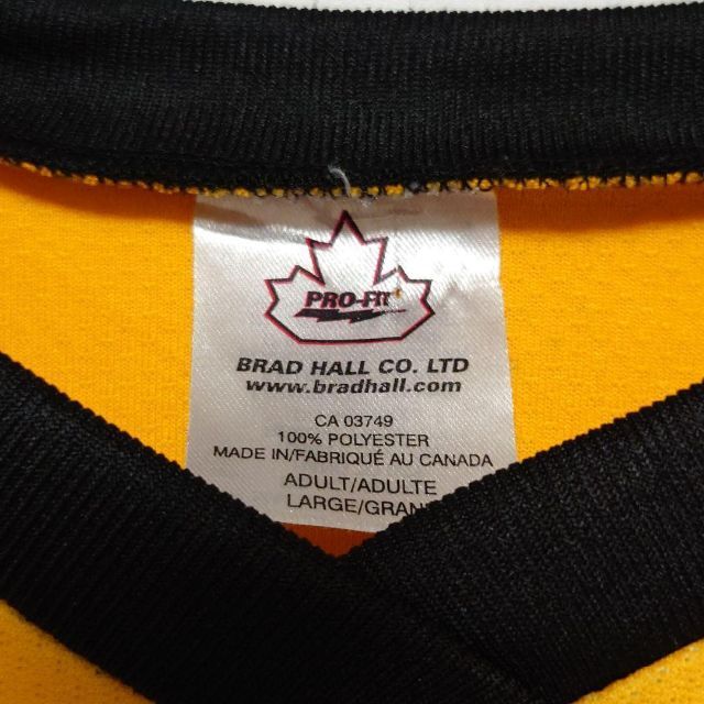 《カナダ製》カナダホッケー オレンジヴィルタイガースゲームシャツ ホッケーシャツ メンズのトップス(Tシャツ/カットソー(七分/長袖))の商品写真