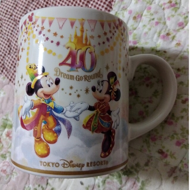 ディズニー　40周年　スーベニアカップ　新品未使用　送料無料