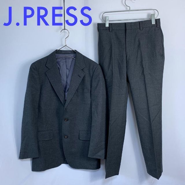 美品 J.PRESS ジェイプレス スーツ セットアップ 上下 段返り 3ボタン