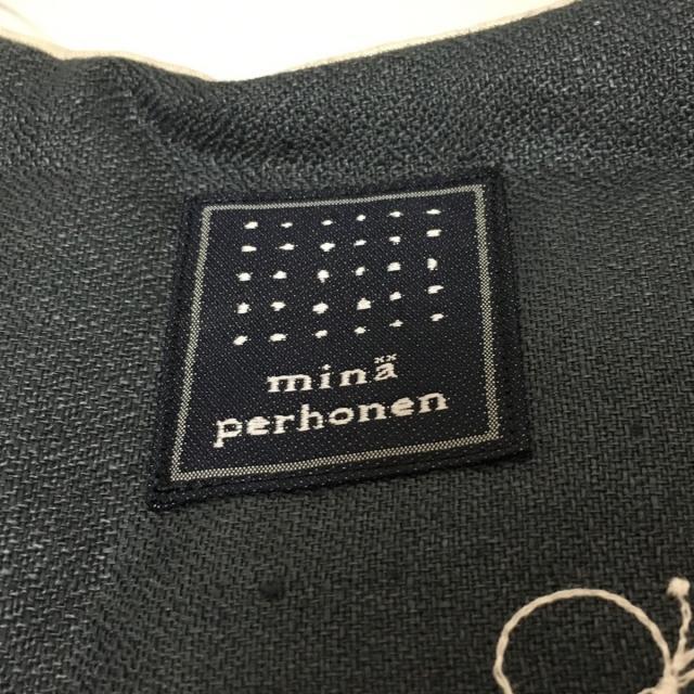 mina perhonen(ミナペルホネン)のミナペルホネン ハンドバッグ美品  - 麻 レディースのバッグ(ハンドバッグ)の商品写真