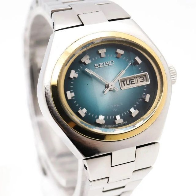 SEIKO - 《希少》SEIKO 腕時計 手巻き デイデイト カットガラス