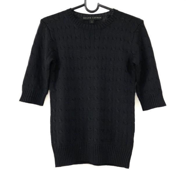 Ralph Lauren(ラルフローレン)のラルフローレン 長袖セーター サイズS - 黒 レディースのトップス(ニット/セーター)の商品写真